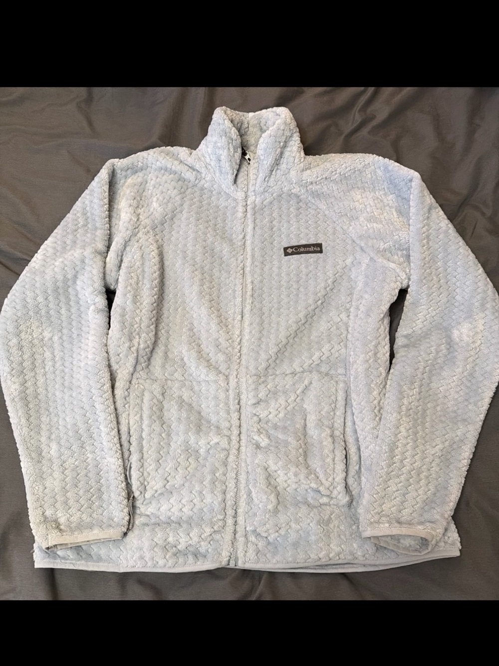 Columbia Light Blue Fleece Full-Zip